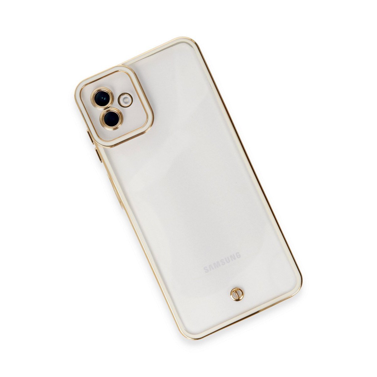 Galaxy A04 Kılıf Liva Lens Silikon - Beyaz