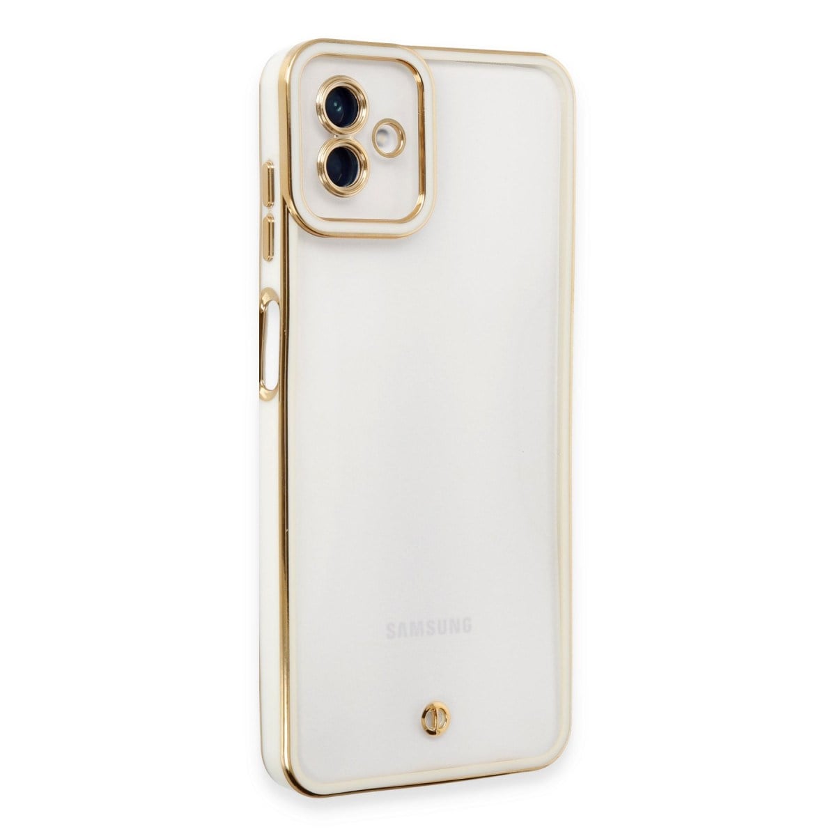 Galaxy A04 Kılıf Liva Lens Silikon - Beyaz
