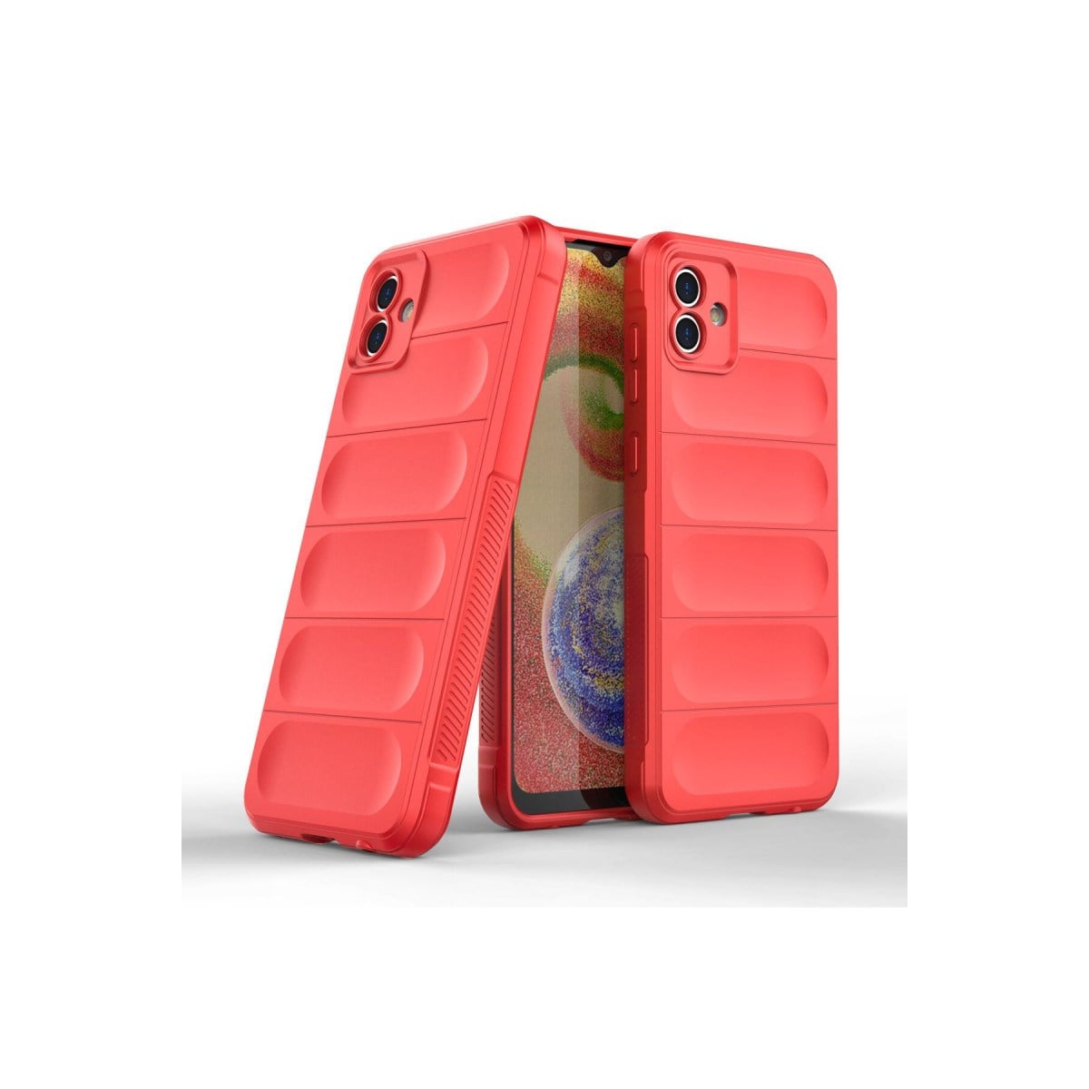 Galaxy A04 Kılıf Optimum Silikon - Kırmızı