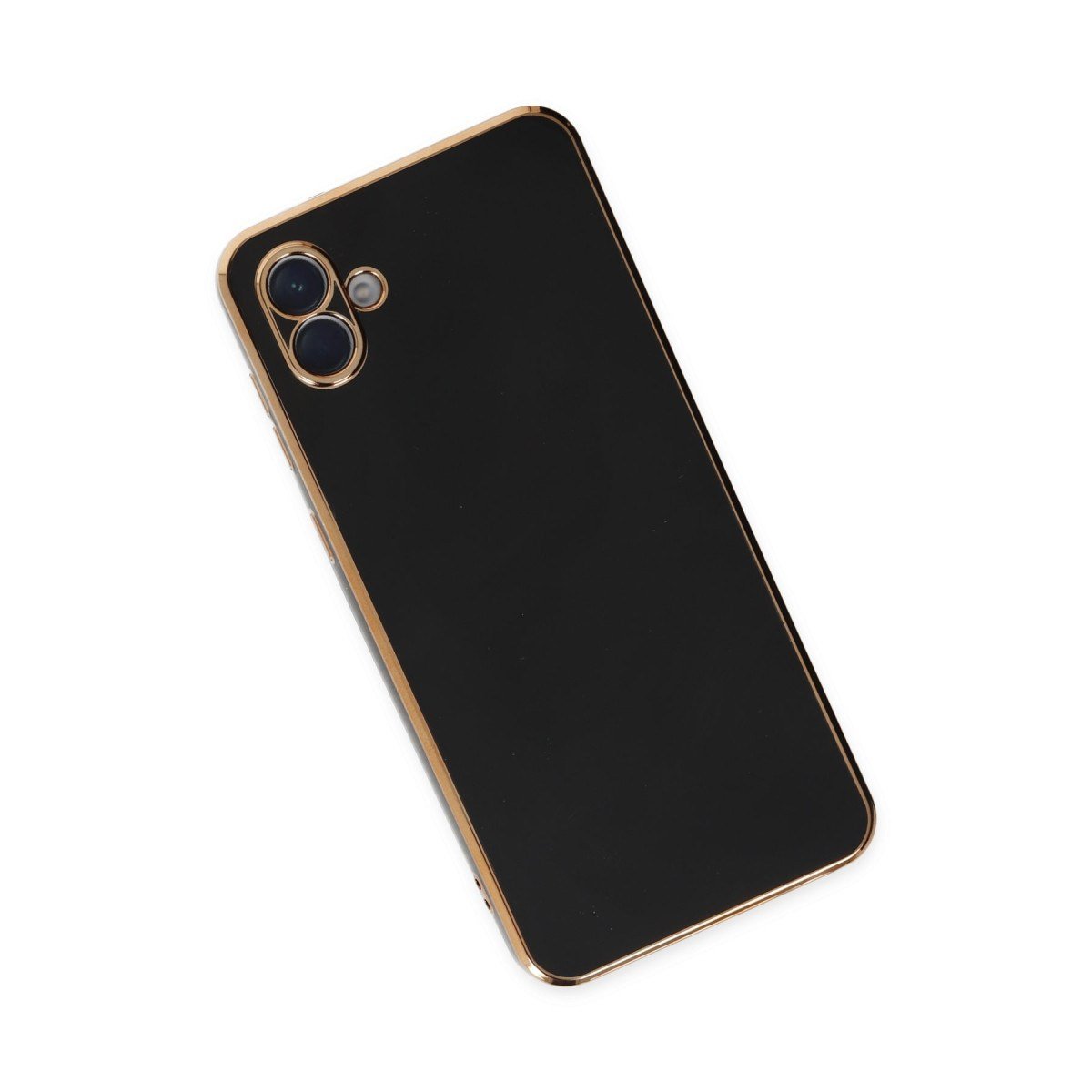 Galaxy A04 Kılıf Volet Silikon - Siyah