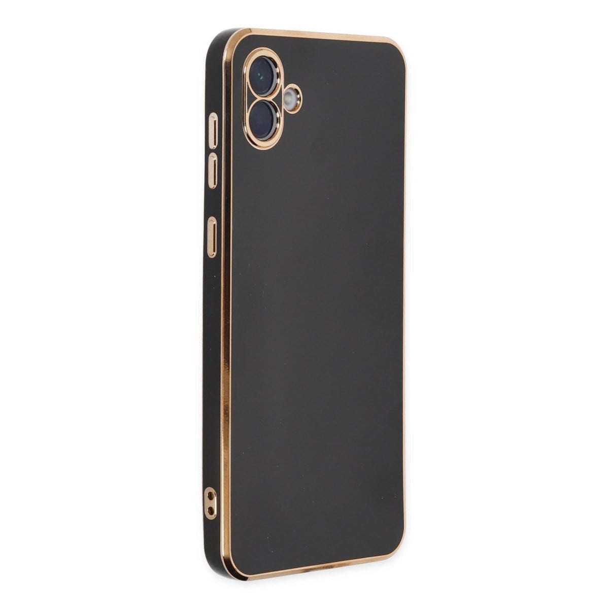 Galaxy A04 Kılıf Volet Silikon - Siyah