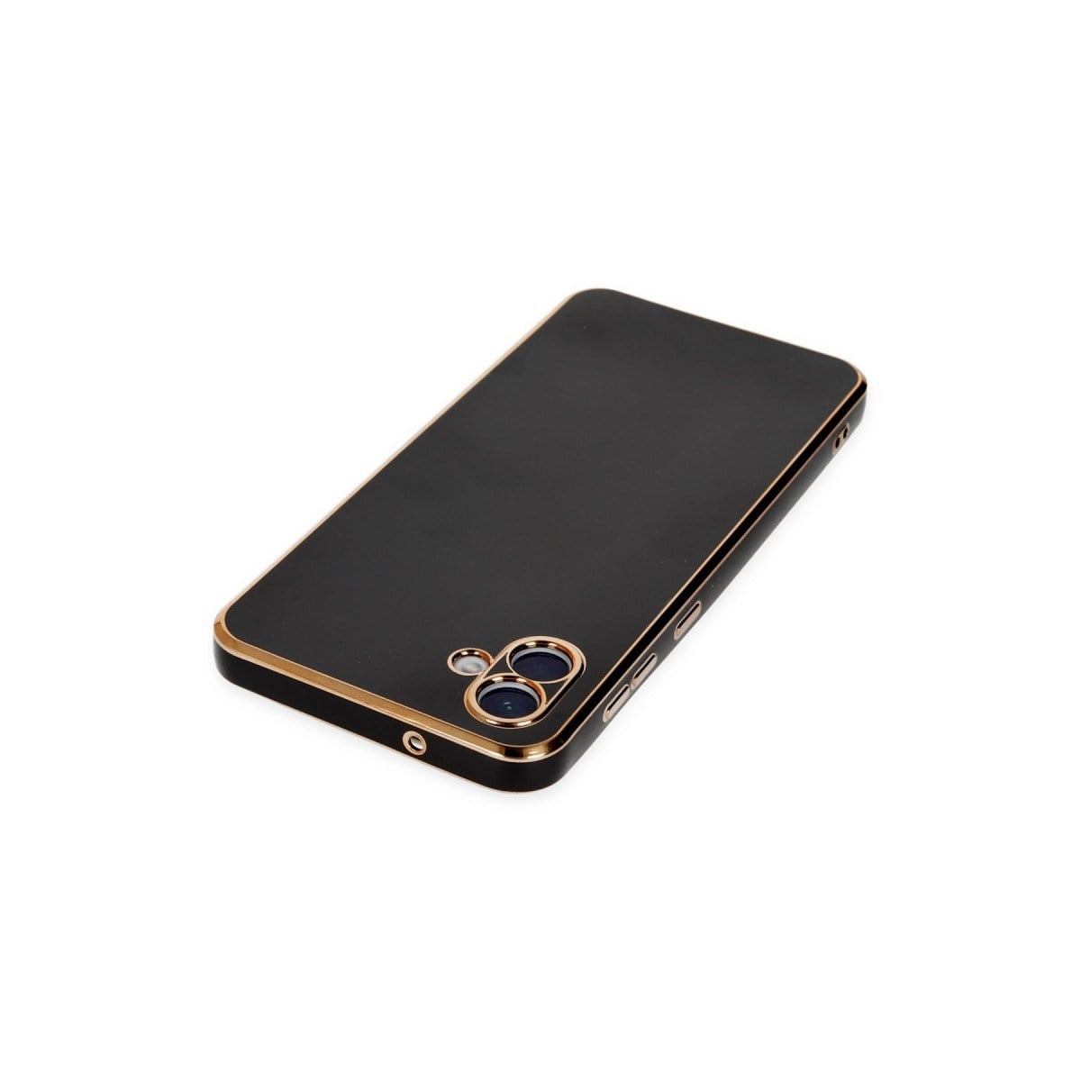 Galaxy A04 Kılıf Volet Silikon - Siyah
