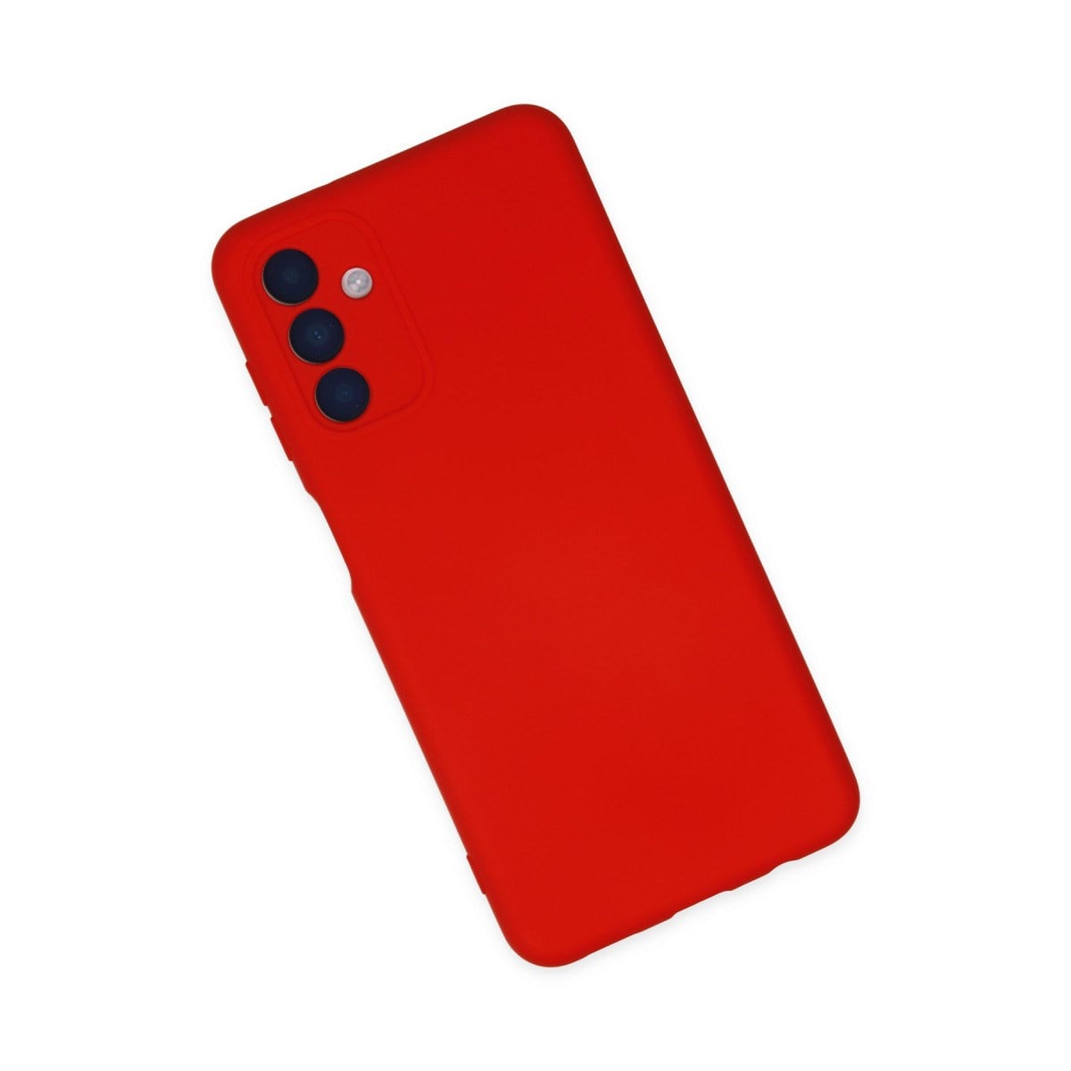 Galaxy A04S Kılıf Nano içi Kadife Silikon - Kırmızı