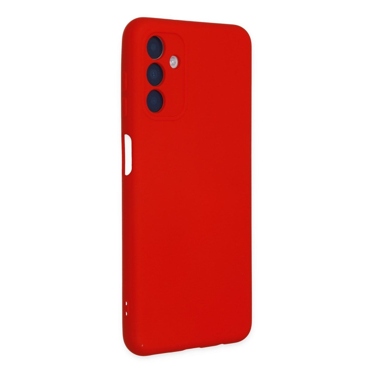 Galaxy A04S Kılıf Nano içi Kadife Silikon - Kırmızı