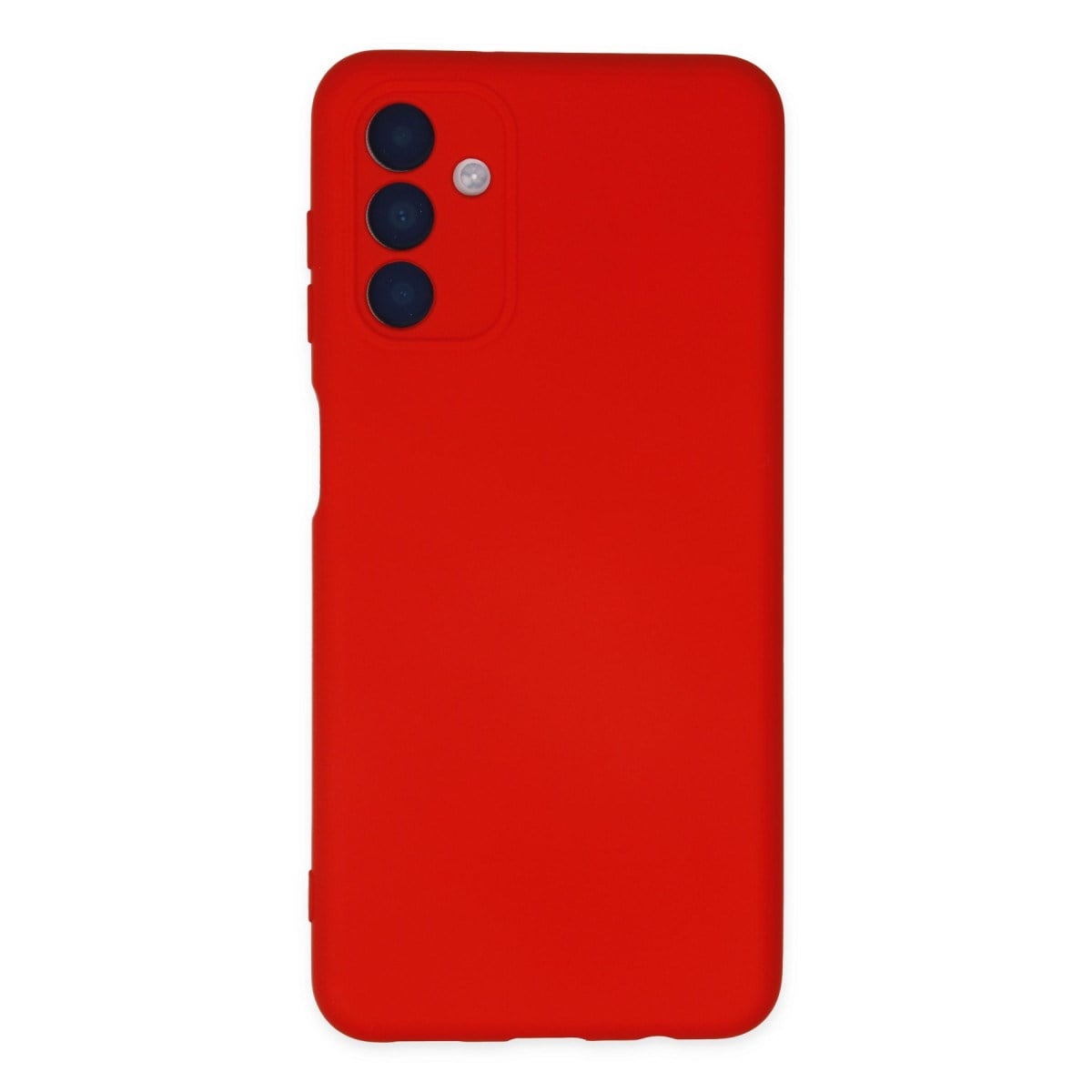 Galaxy A04S Kılıf Nano içi Kadife Silikon - Kırmızı