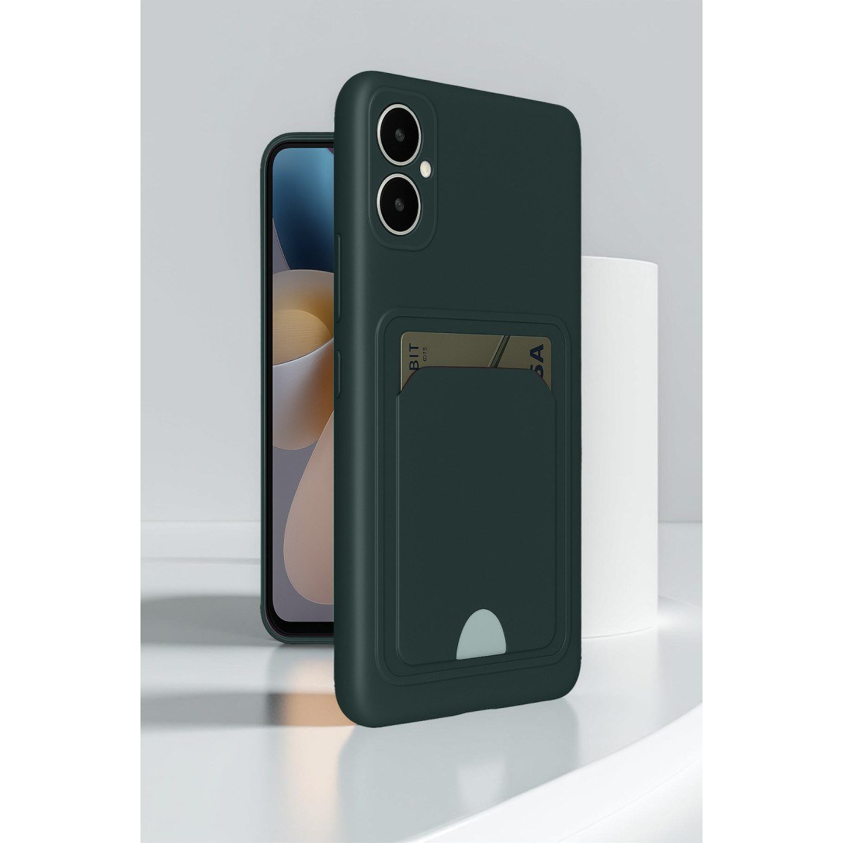 Galaxy A05 Kelvin Kartvizitli Silikon - Siyah