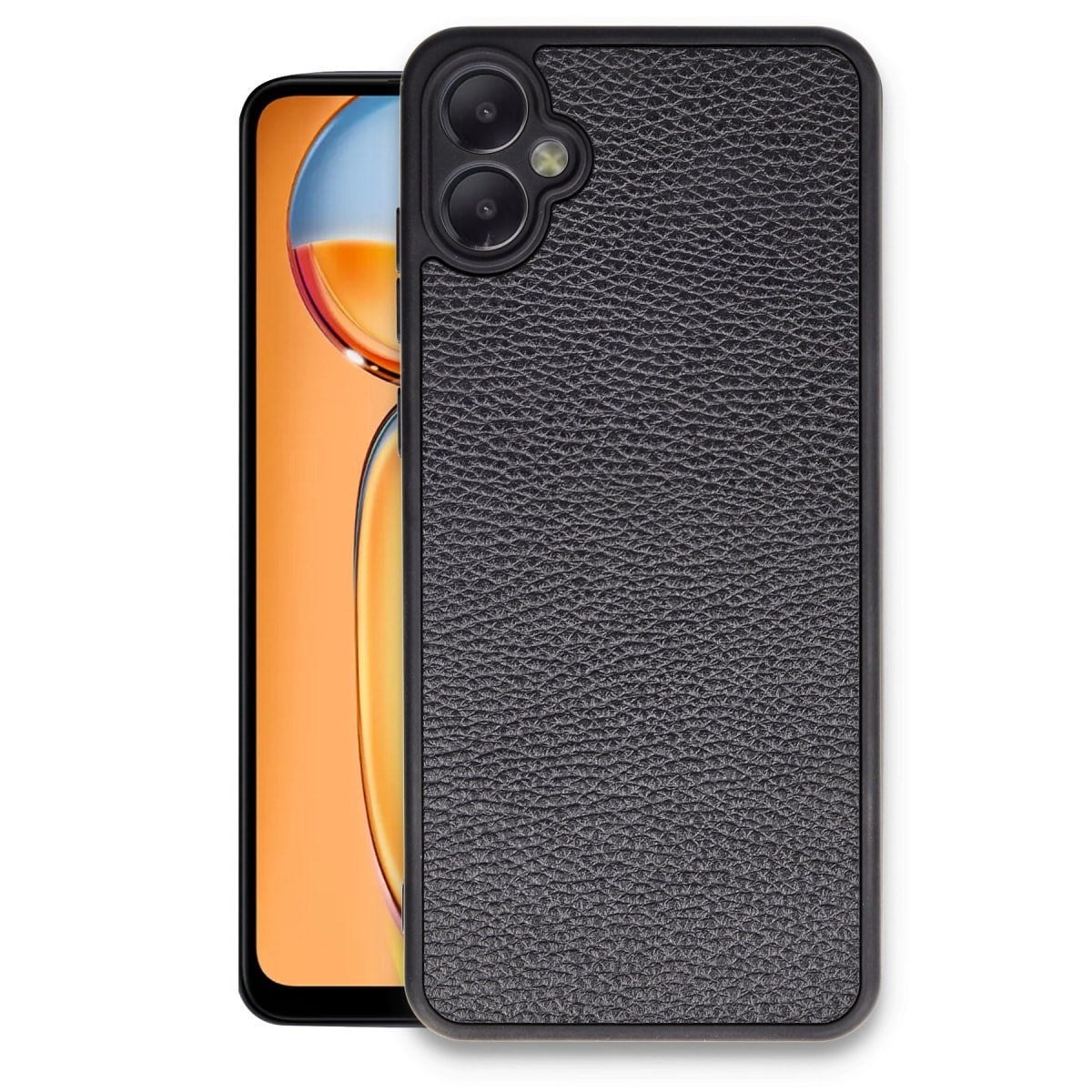 Galaxy A05 Kılıf Aras Deri Kapak - Siyah