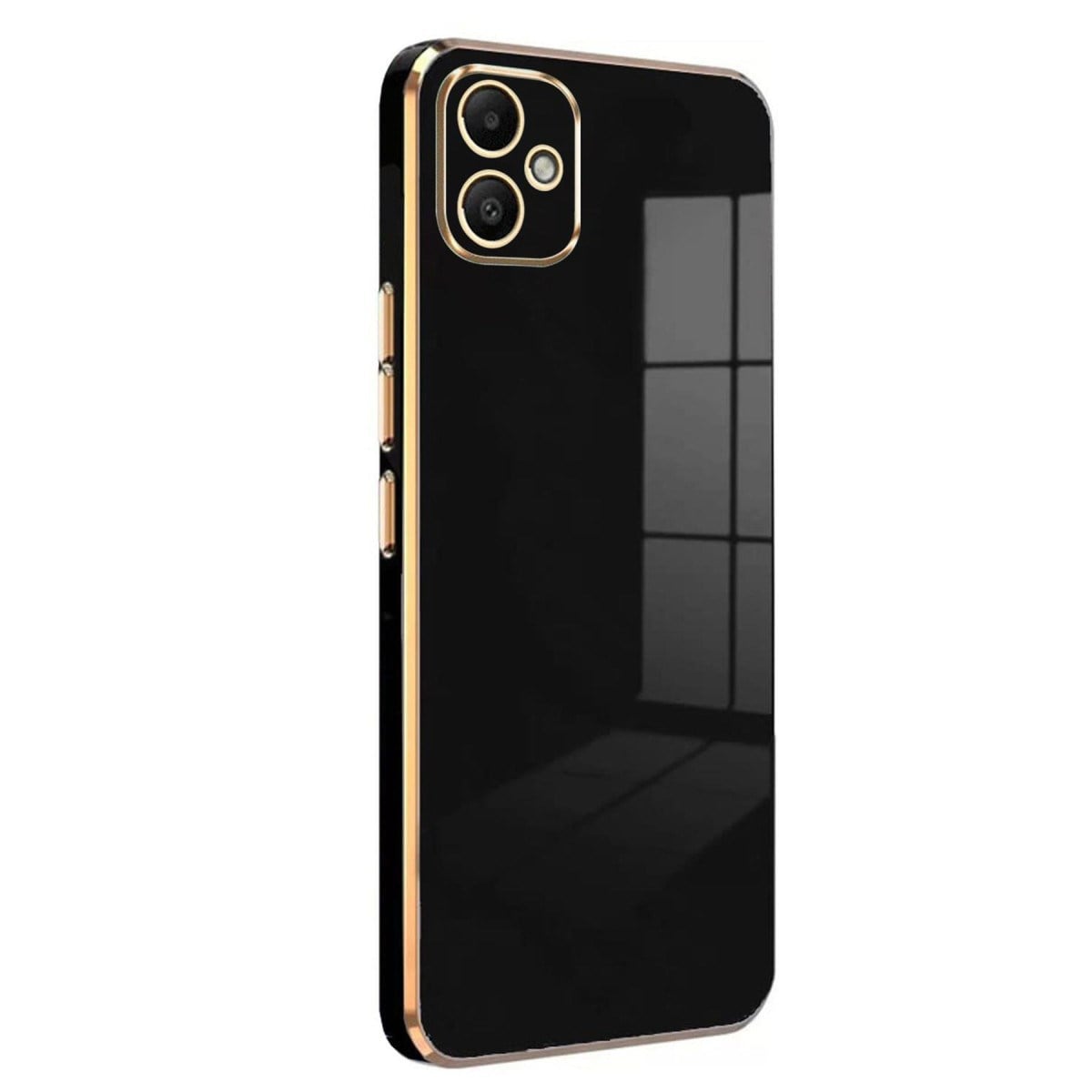 Galaxy A05 Kılıf Volet Silikon - Siyah