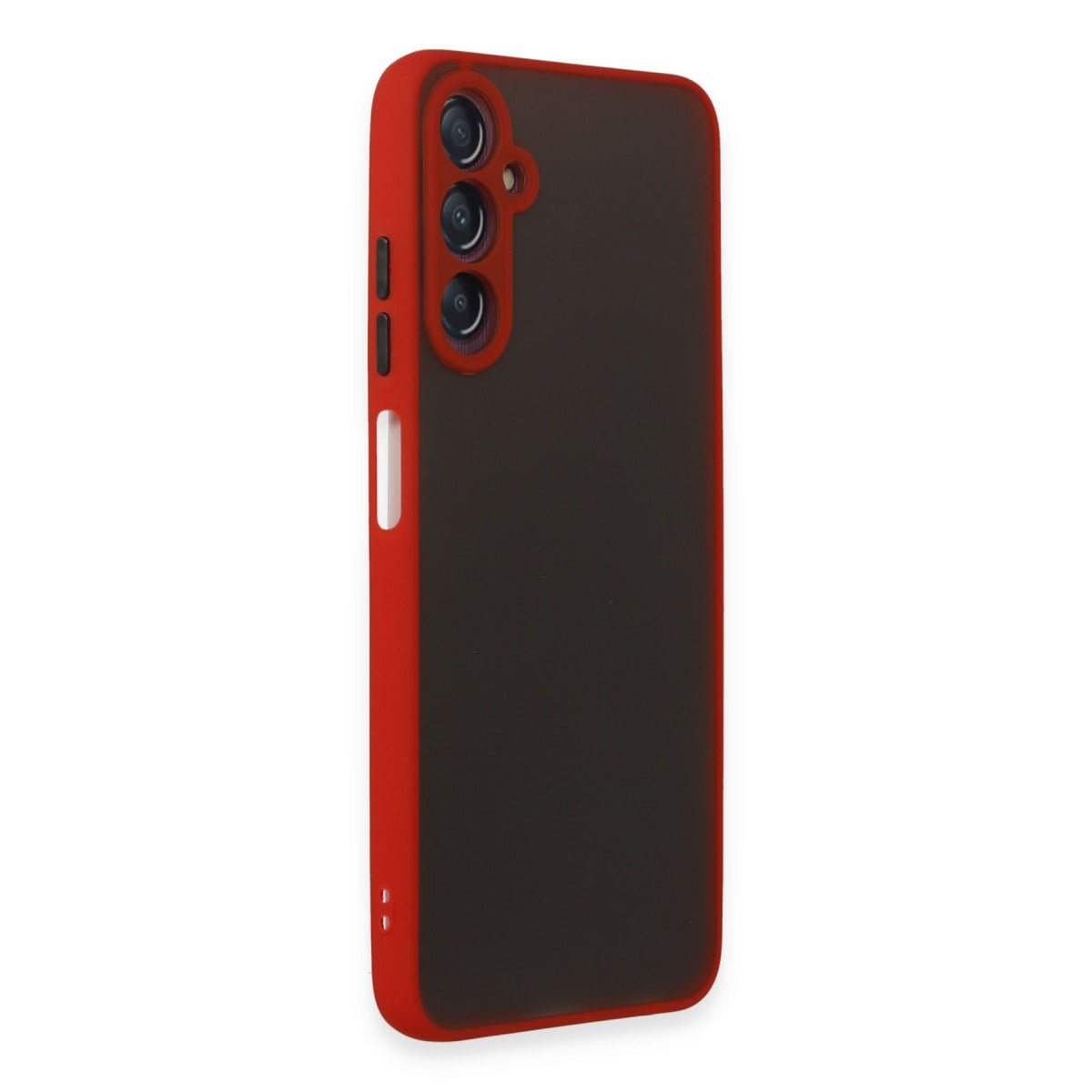 Galaxy A05S Kılıf Montreal Silikon Kapak - Kırmızı