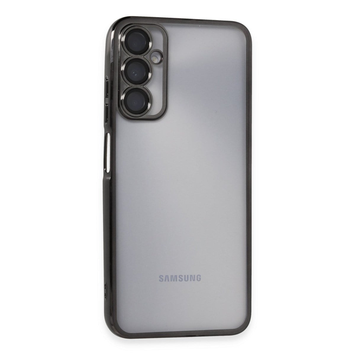 Galaxy A05S Kılıf Razer Lensli Silikon - Siyah