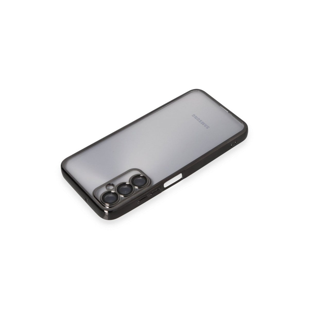 Galaxy A05S Kılıf Razer Lensli Silikon - Siyah