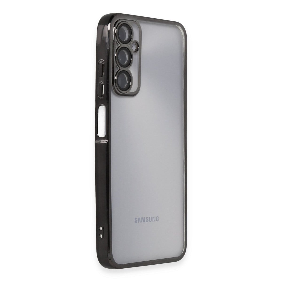 Galaxy A05S Kılıf Razer Lensli Silikon - Siyah