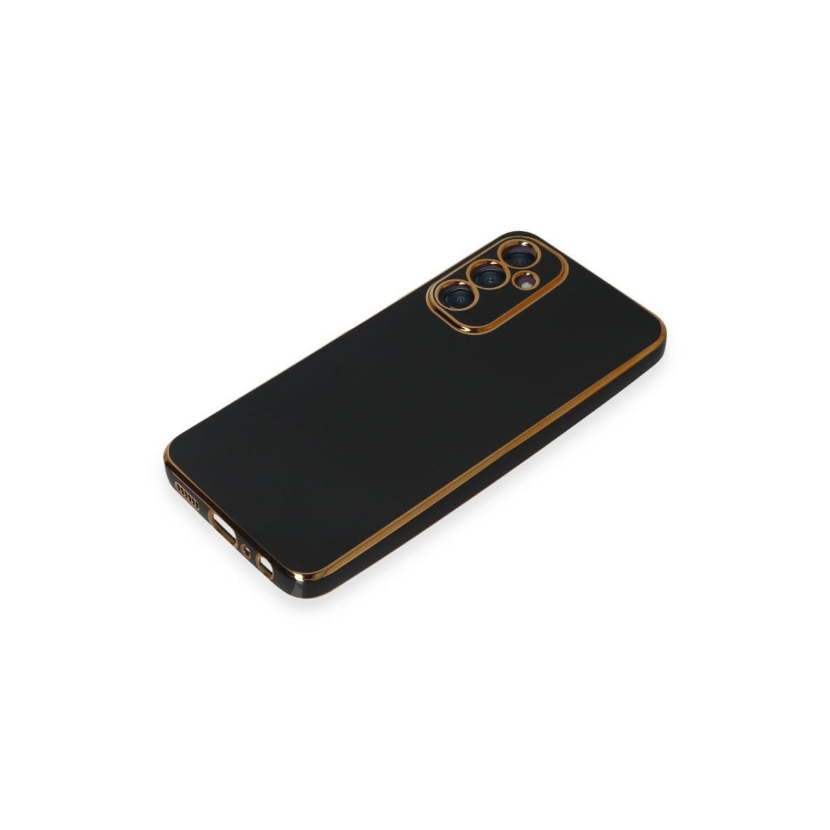 Galaxy A05S Kılıf Volet Silikon - Siyah