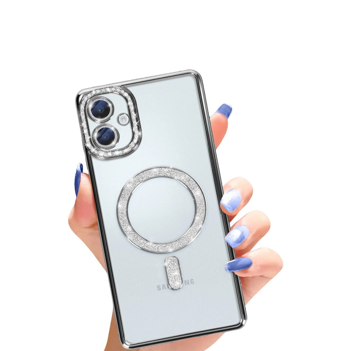 Galaxy A06 Joke Simli Magneticsafe Kılıf - Siyah