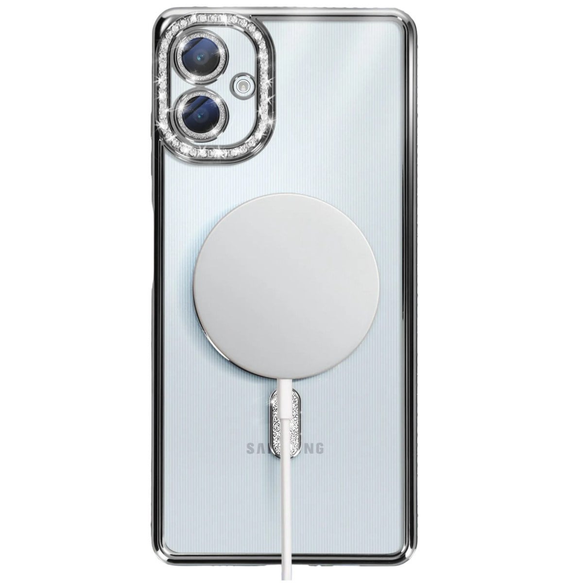 Galaxy A06 Joke Simli Magneticsafe Kılıf - Siyah