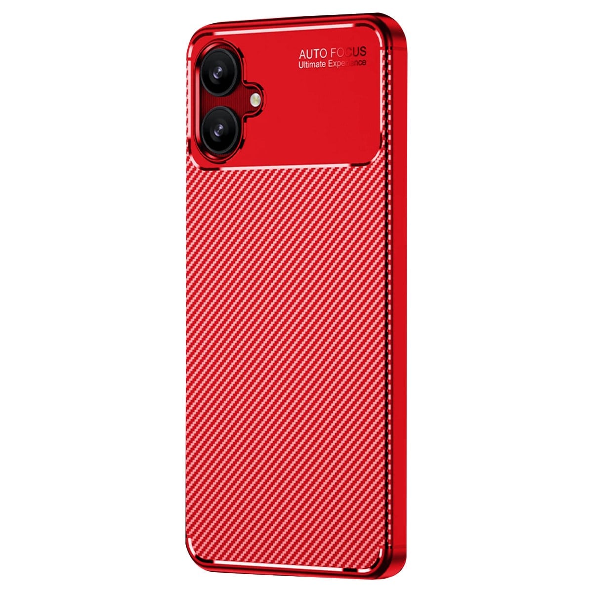 Galaxy A06 Kılıf Auto Focus Karbon Kapak - Kırmızı