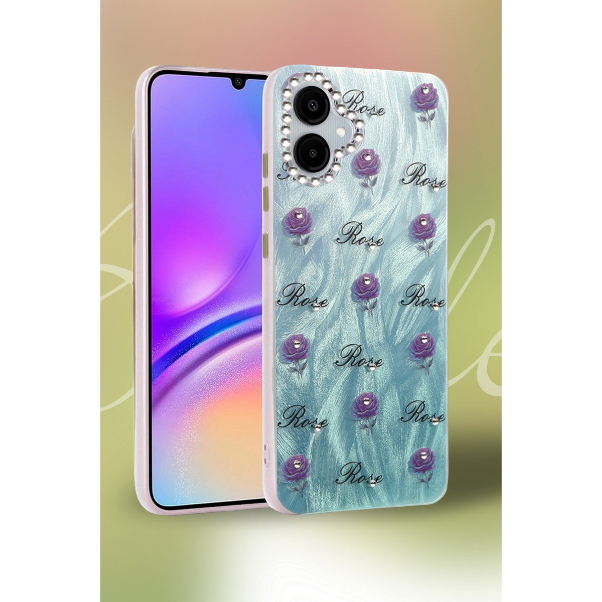 Galaxy A06 Kılıf Blade Aynalı Desenli Kapak - Desen 9