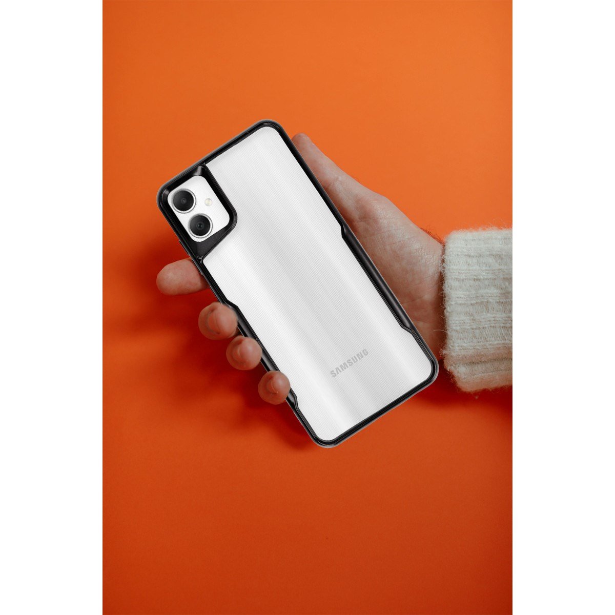 Galaxy A06 Kılıf Boyi Silikon Kapak - Siyah