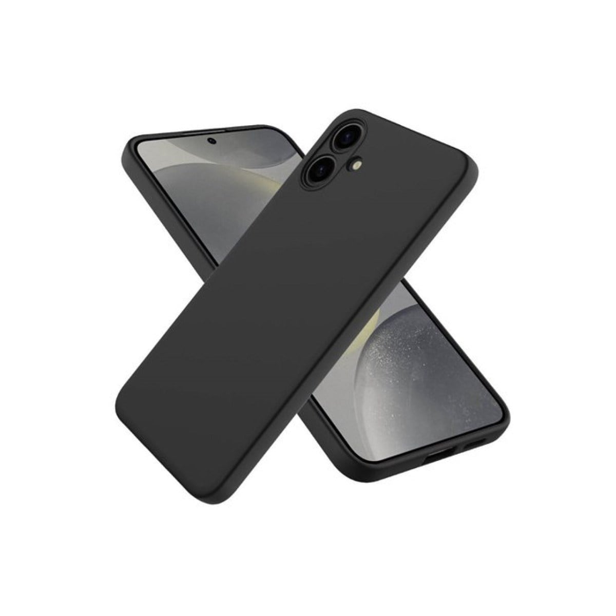 Galaxy A06 Kılıf First Silikon - Siyah