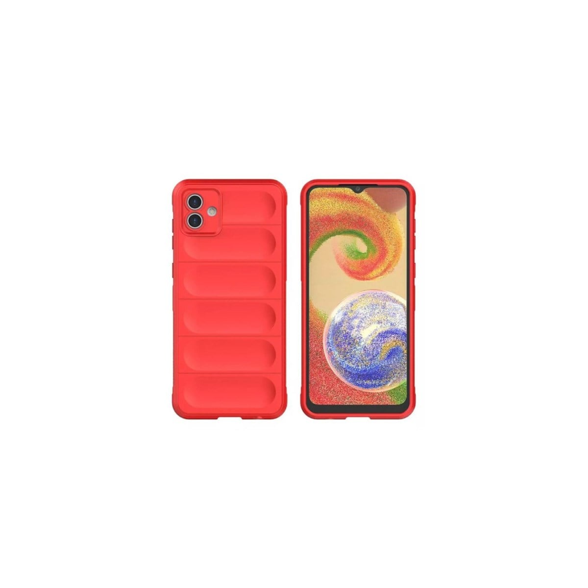 Galaxy A06 Kılıf Optimum Silikon - Kırmızı