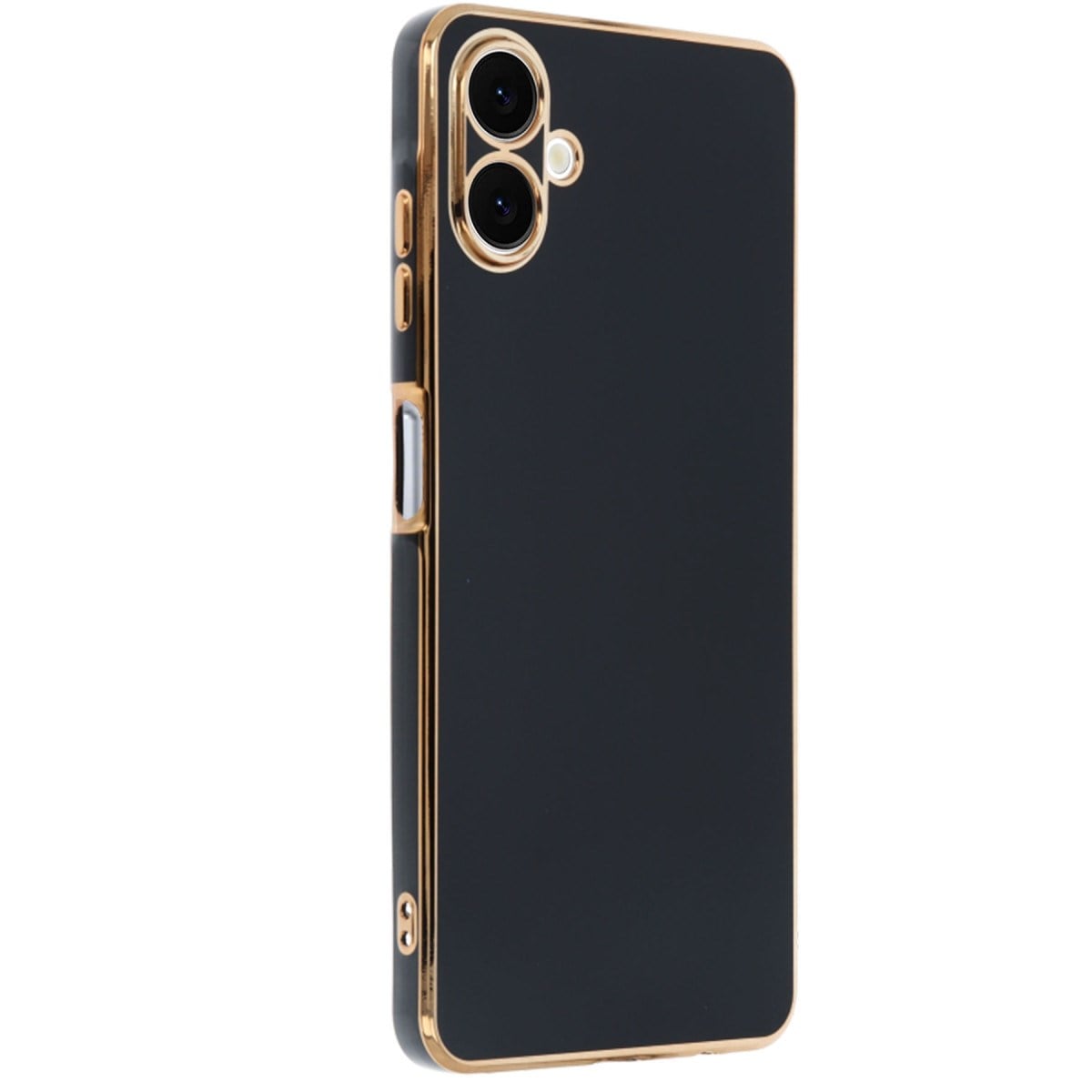 Galaxy A06 Kılıf Volet Silikon - Siyah