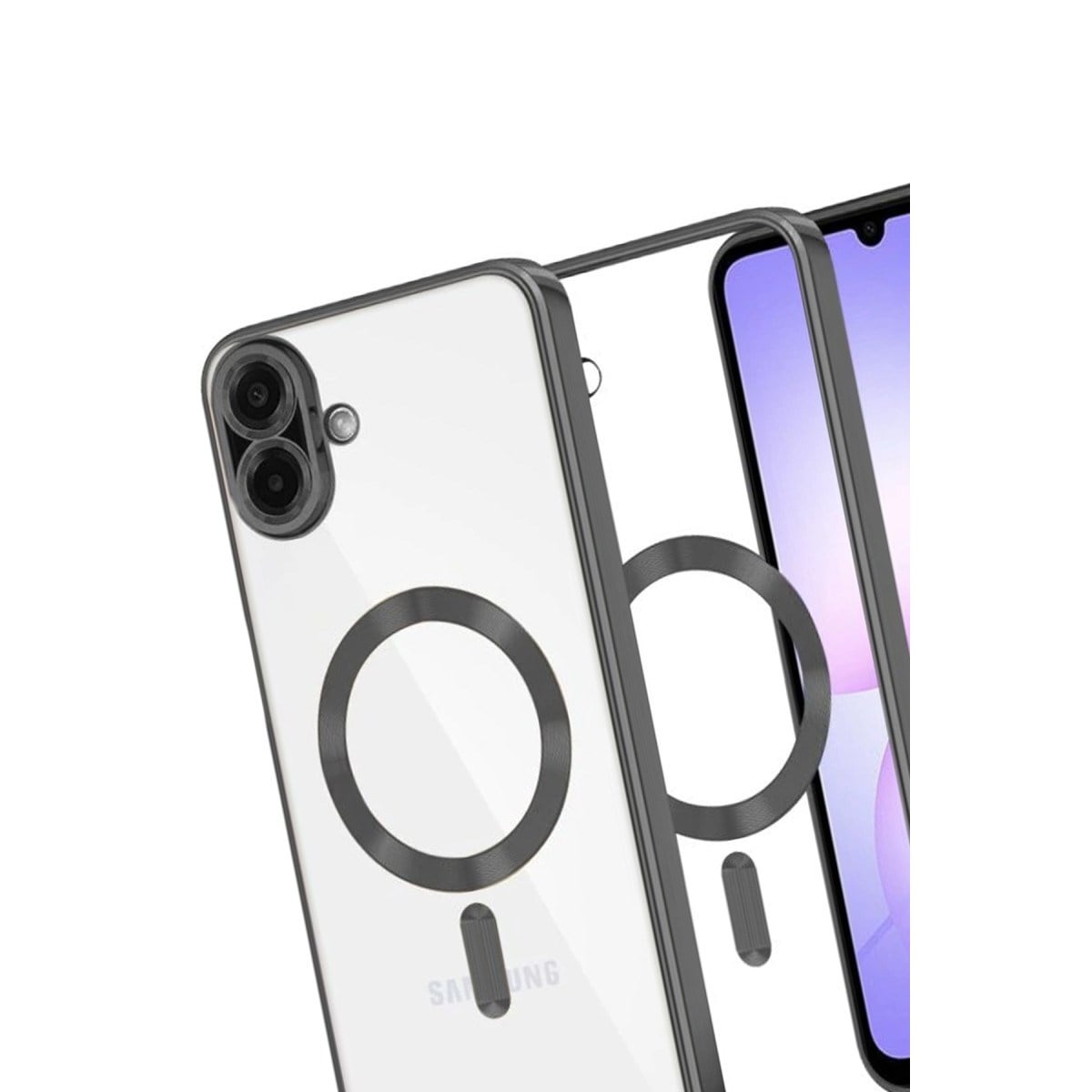 Galaxy A07 4G Kross Magneticsafe Kapak - Siyah