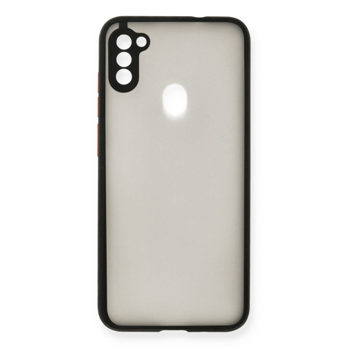 Galaxy A11 Kılıf Montreal Silikon Kapak - Siyah