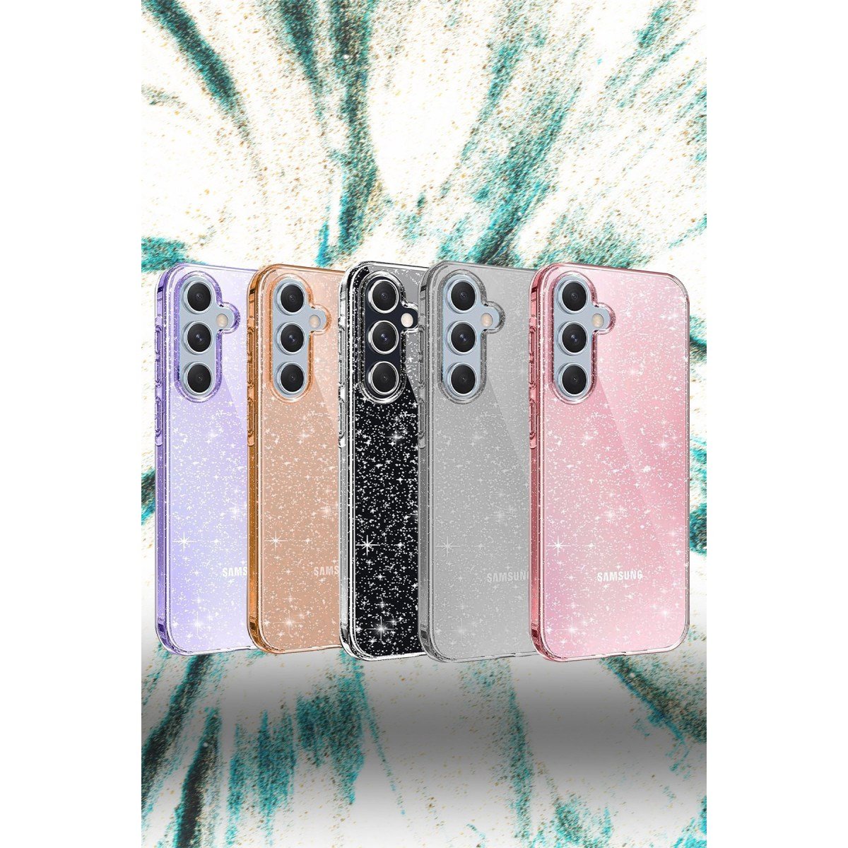 Galaxy A14 4G Kılıf Glow Kapak - Siyah