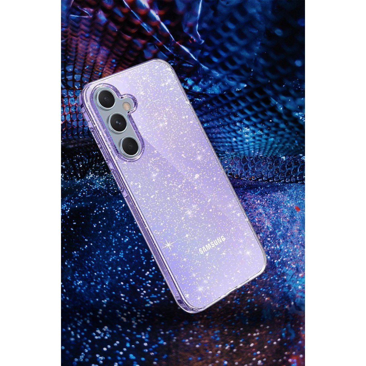 Galaxy A14 4G Kılıf Glow Kapak - Siyah