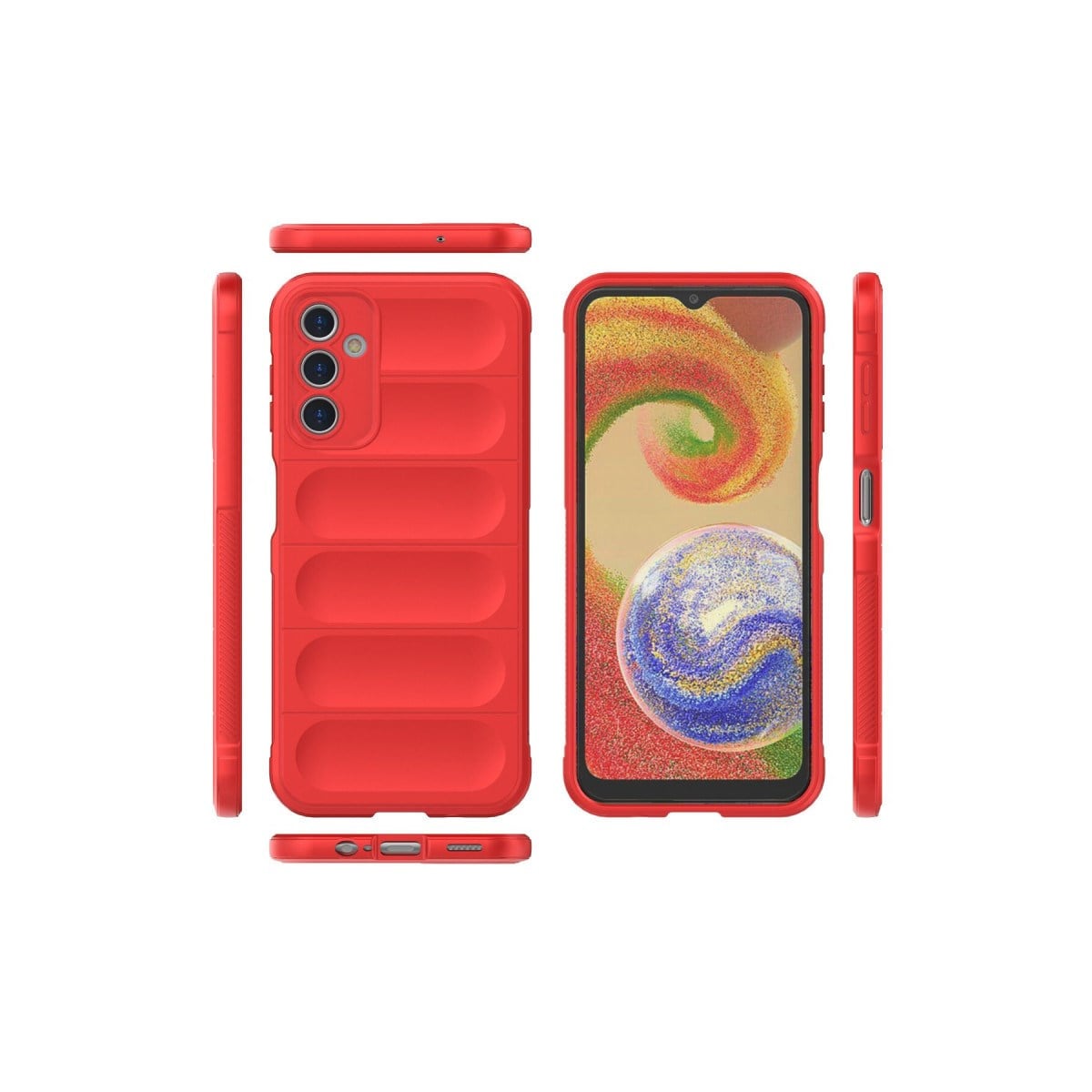 Galaxy A14 4G Kılıf Optimum Silikon - Kırmızı