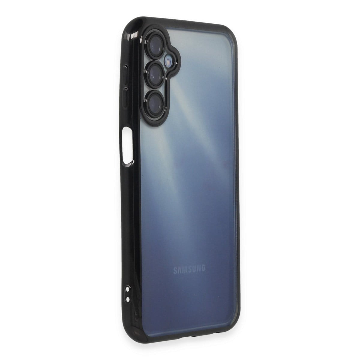 Galaxy A15 4G Kılıf Razer Lensli Silikon - Siyah