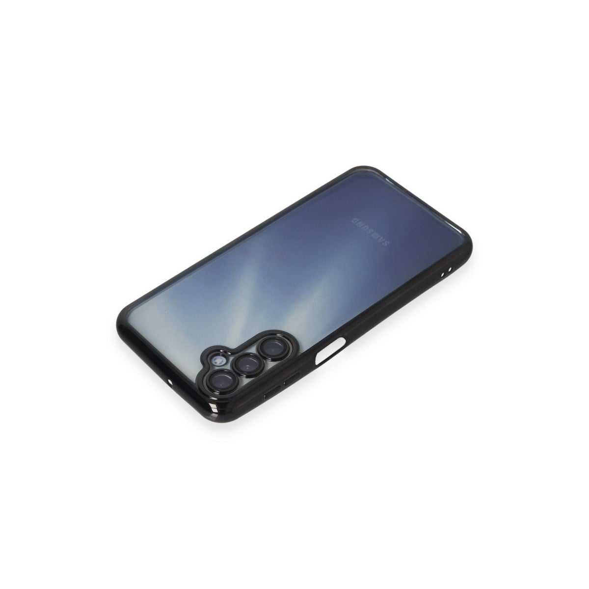 Galaxy A15 4G Kılıf Razer Lensli Silikon - Siyah