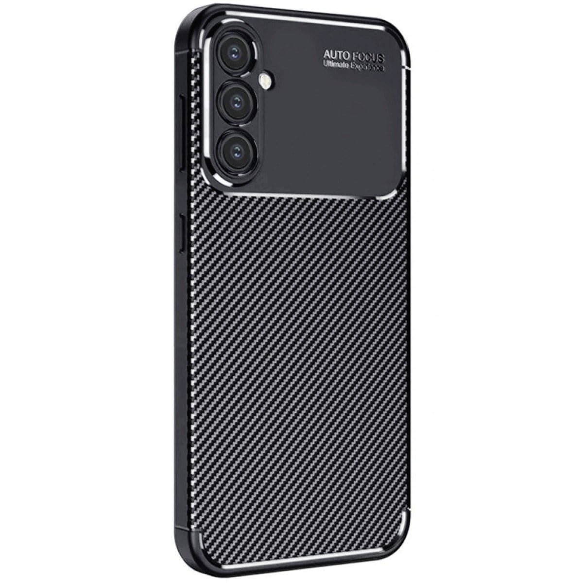 Galaxy A16 5G Kılıf Auto Focus Karbon Kapak - Siyah