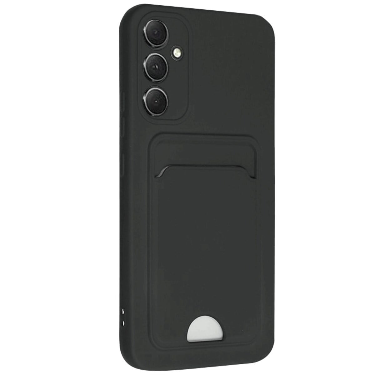 Galaxy A16 5G Kılıf Kelvin Kartvizitli Silikon - Siyah