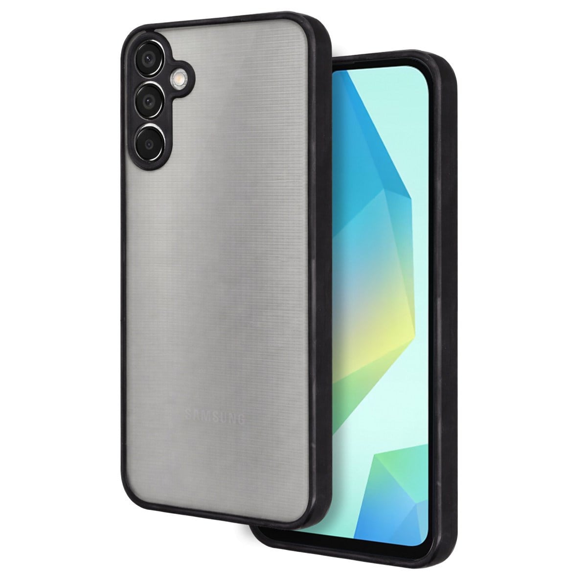 Galaxy A16 5G Kılıf Montreal Silikon Kapak - Siyah