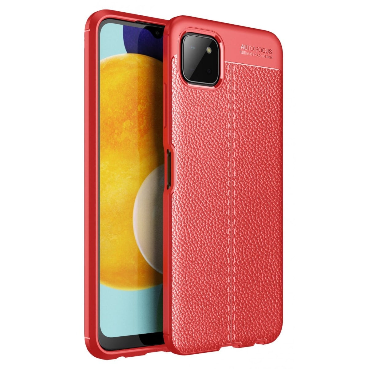 Galaxy A22 Kılıf Auto Focus Kapak - Kırmızı