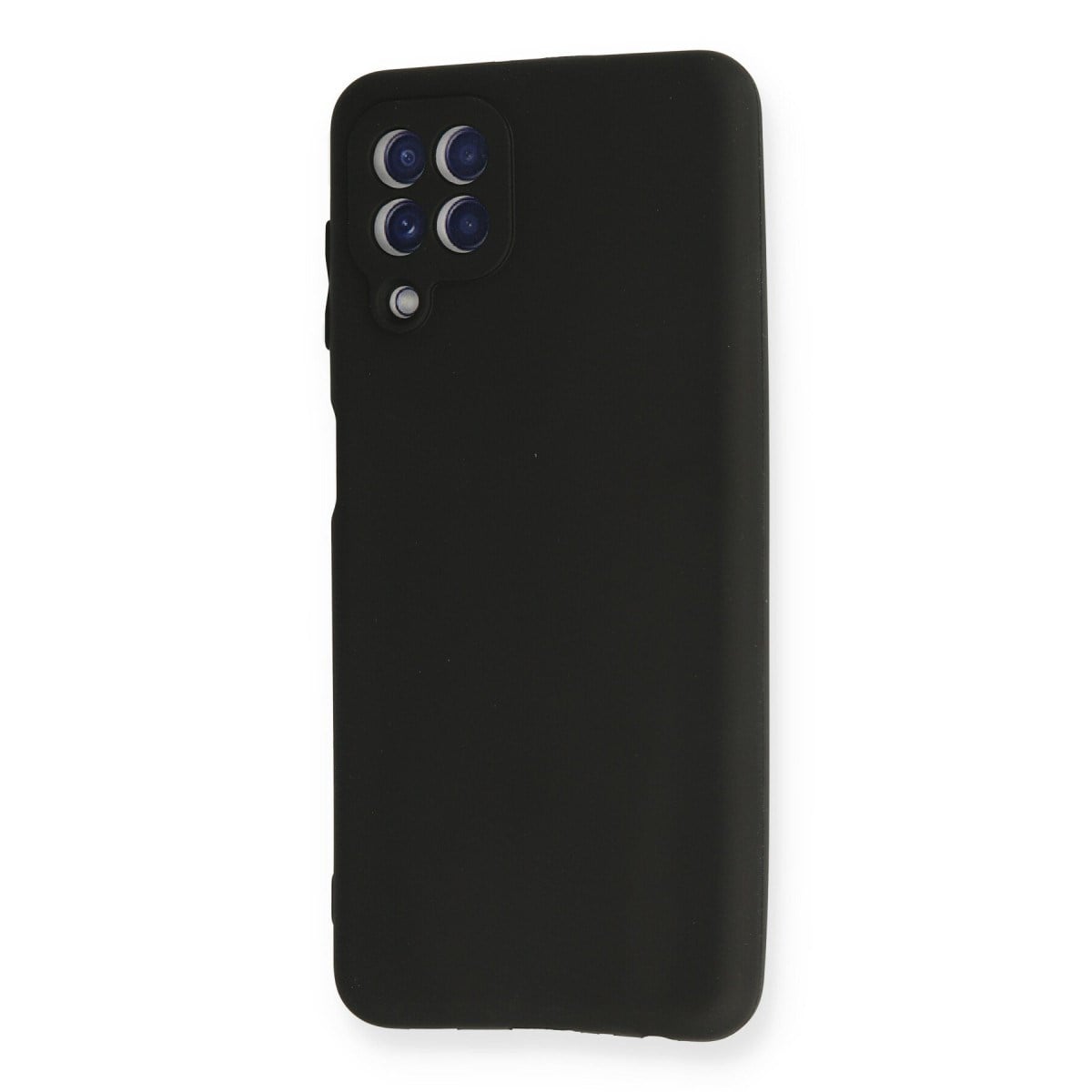 Galaxy A22 Kılıf First Silikon - Siyah