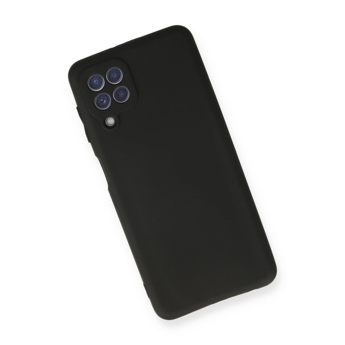Galaxy A22 Kılıf First Silikon - Siyah