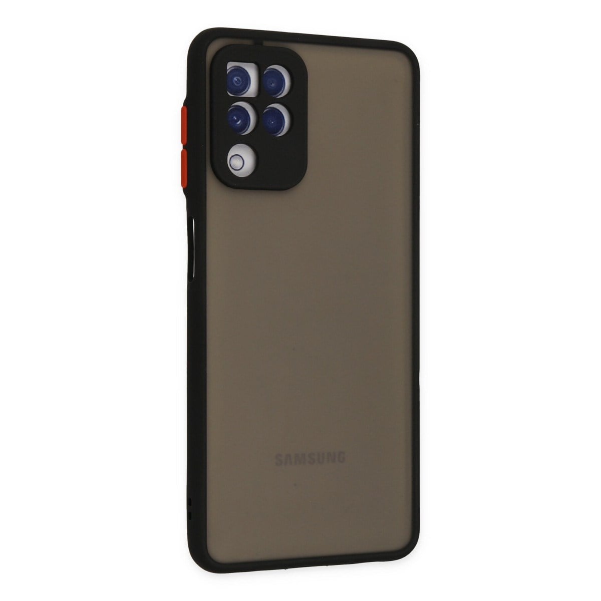 Galaxy A22 Kılıf Montreal Silikon Kapak - Siyah