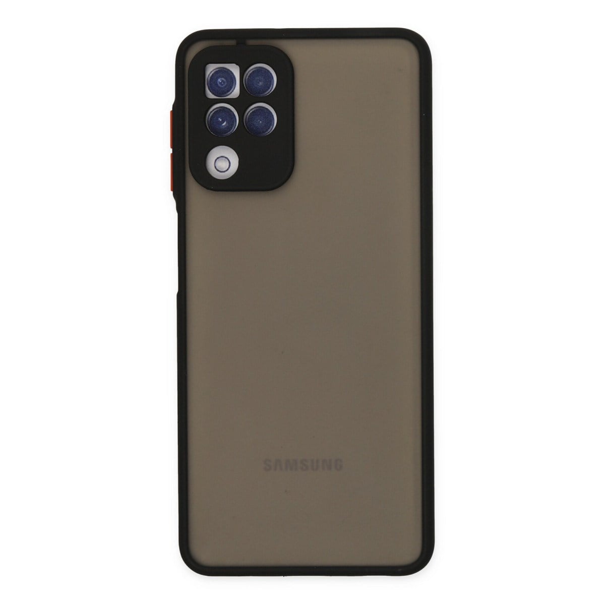 Galaxy A22 Kılıf Montreal Silikon Kapak - Siyah