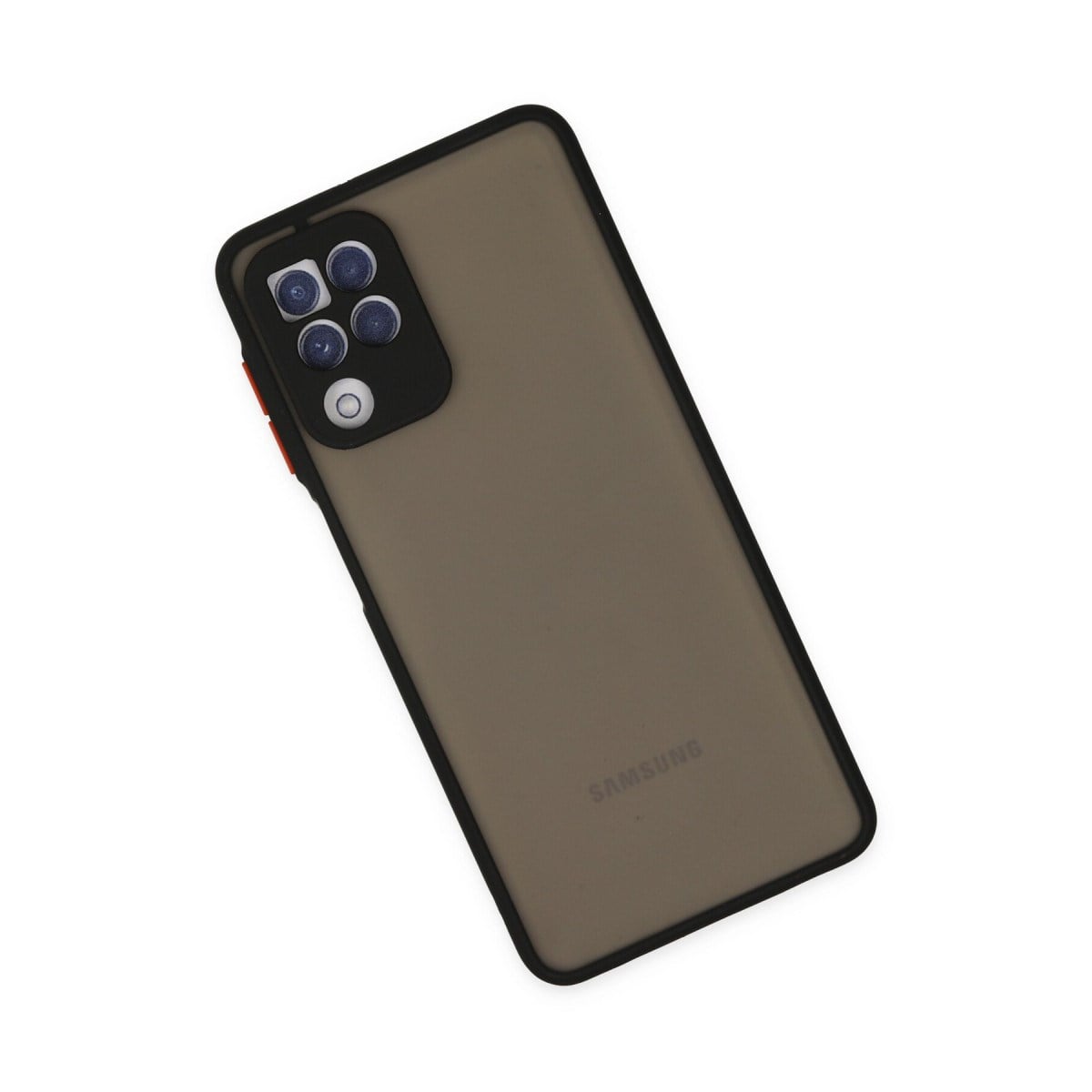 Galaxy A22 Kılıf Montreal Silikon Kapak - Siyah