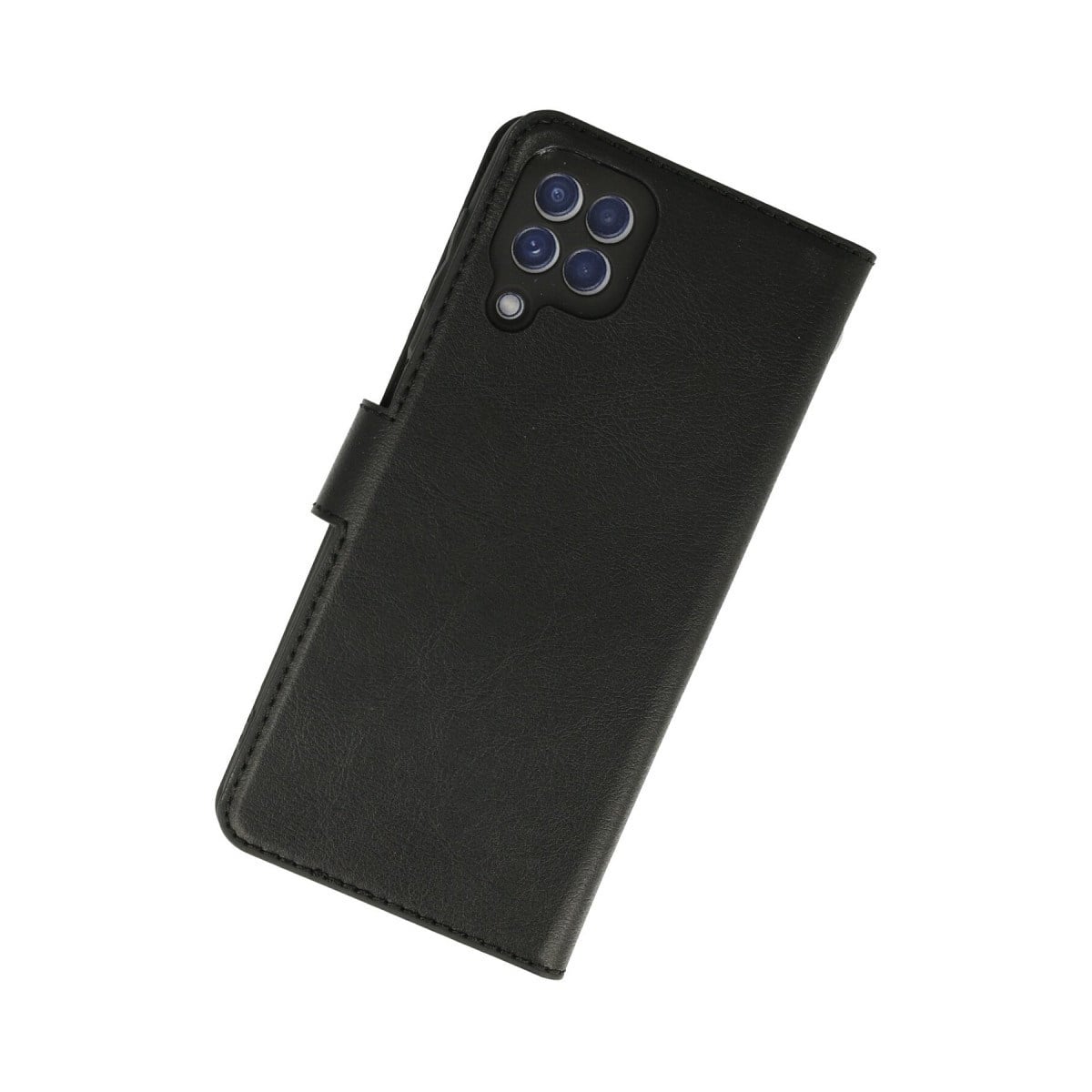 Galaxy A22 Kılıf Trend S Plus Kapaklı Kılıf - Siyah