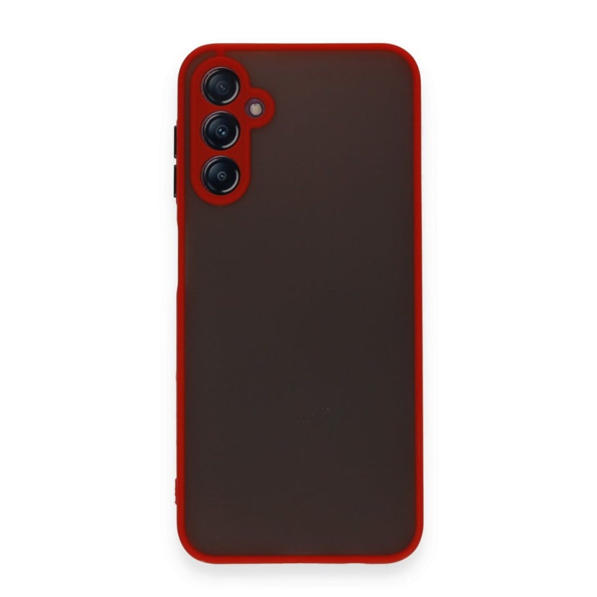 Galaxy A25 5G Kılıf Montreal Silikon Kapak - Kırmızı
