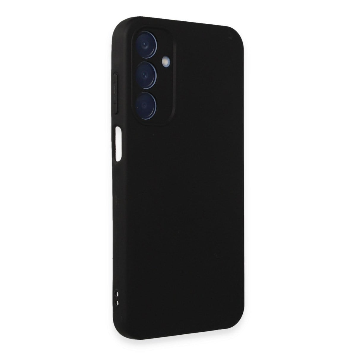 Galaxy A25 5G Kılıf Nano içi Kadife Silikon - Siyah