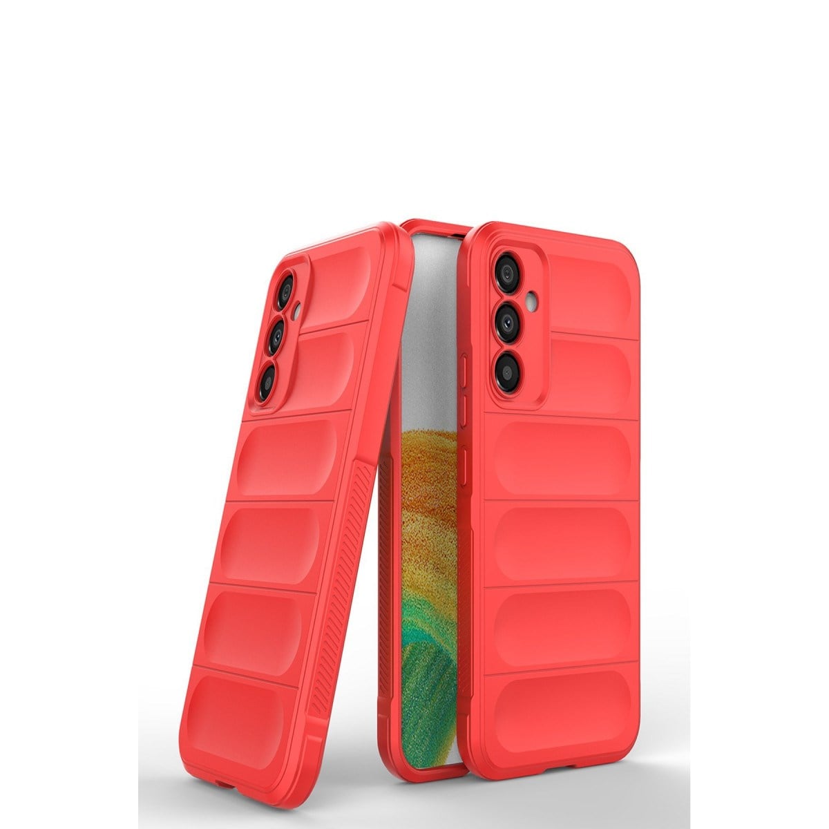 Galaxy A25 5G Kılıf Optimum Silikon - Kırmızı
