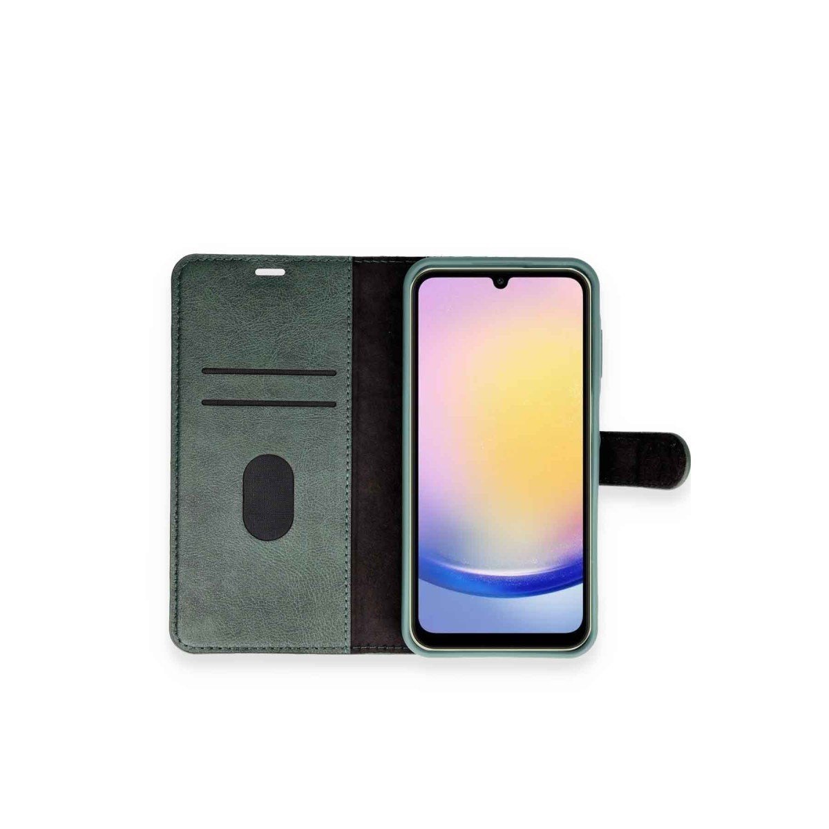 Galaxy A25 5G Kılıf Trend S Plus Kapaklı Kılıf - Siyah