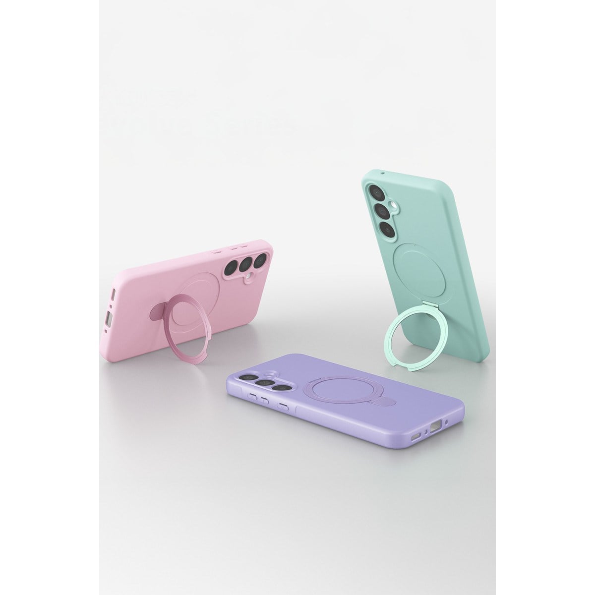 Galaxy A25 5G Regal Magsafe Standlı Kapak - Siyah