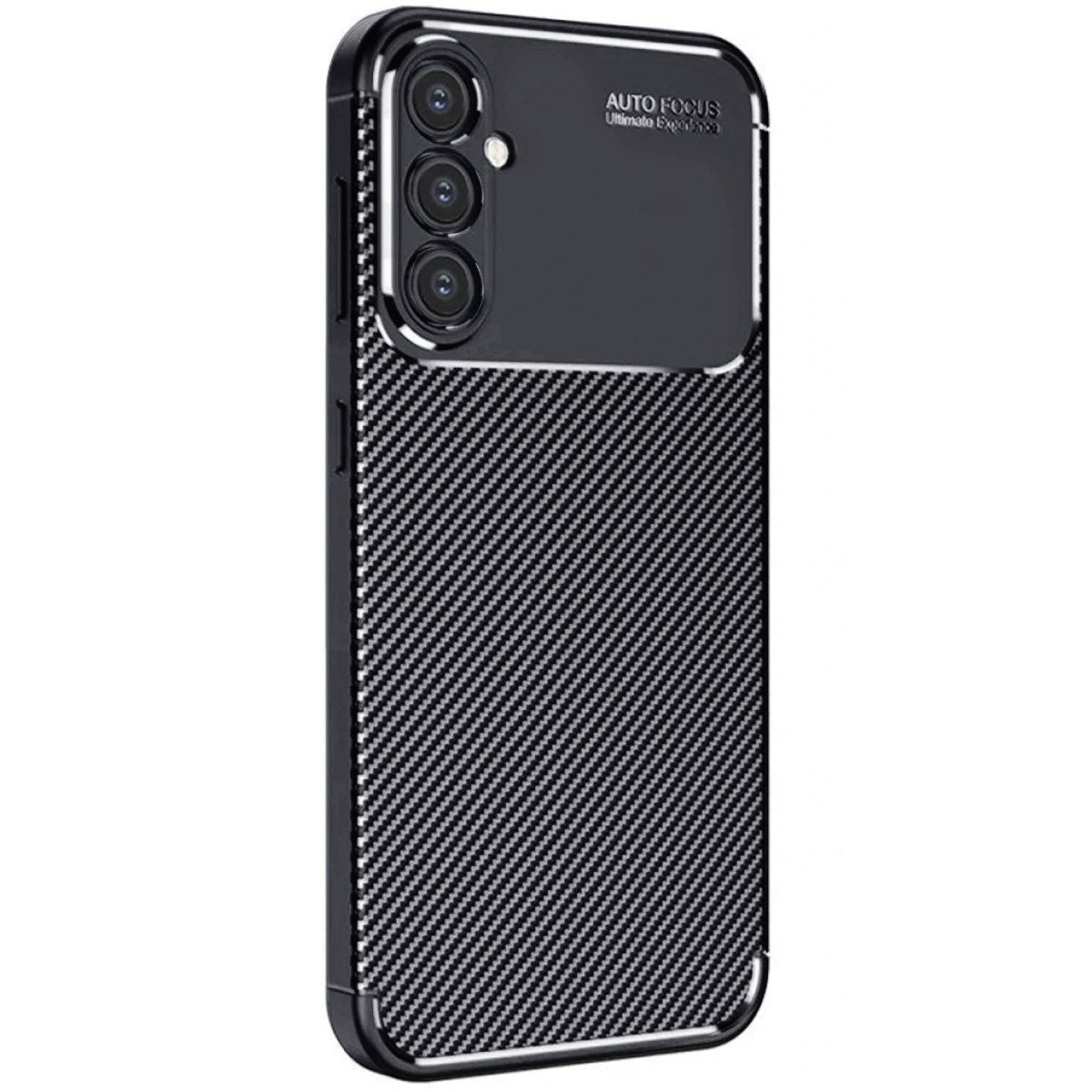 Galaxy A26 Kılıf Auto Focus Karbon Kapak - Siyah