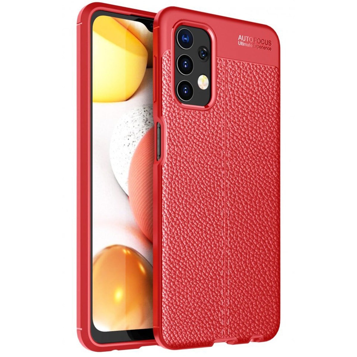 Galaxy A32 Kılıf Auto Focus Kapak - Kırmızı
