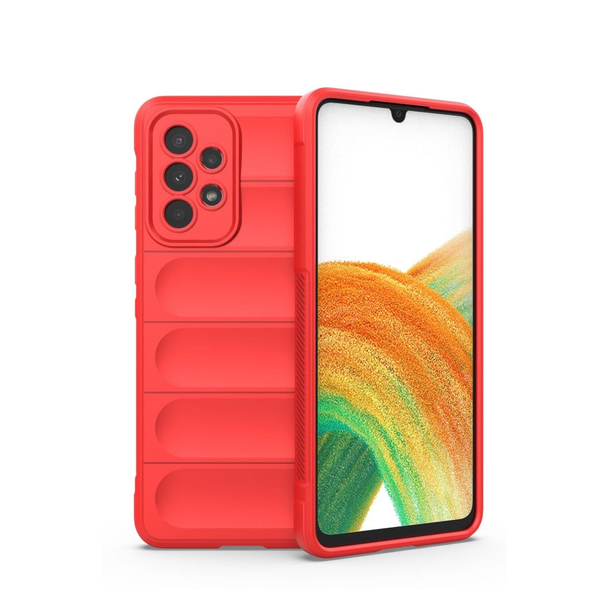 Galaxy A33 5G Kılıf Optimum Silikon - Kırmızı